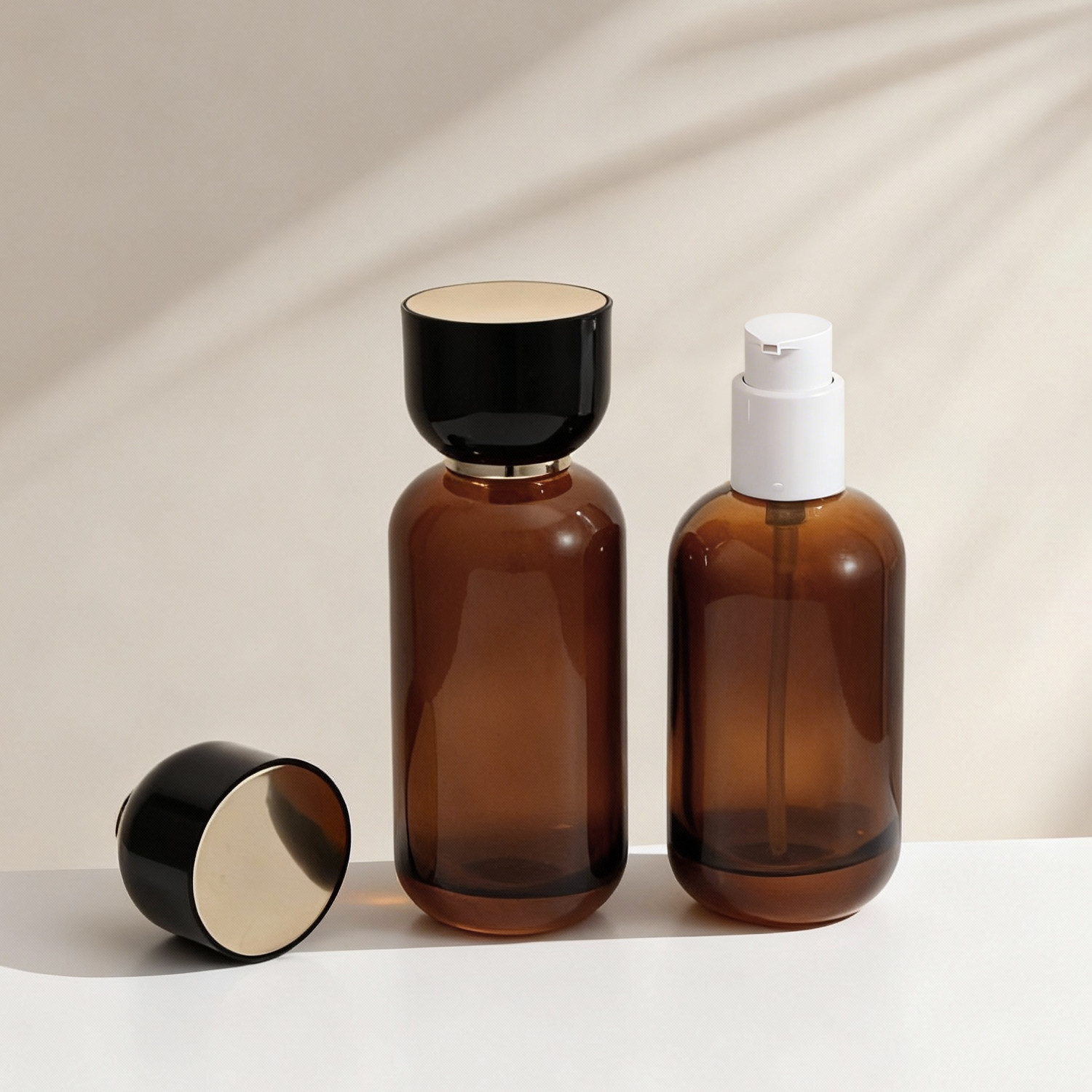 新款现货高档化妆品护肤品玻璃包材 120ml乳液精华茶色分装瓶空瓶,淘宝优惠券,粉丝福利购,淘宝优惠卷