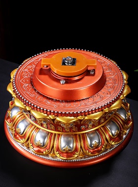 电动摆件藏式树脂摆件法幢