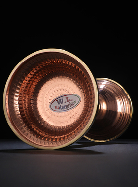 大藏禅饰密宗供奉黄铜护法杯圣水杯家用佛前供水佛具用品贡酒单杯