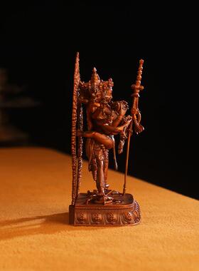 藏式大千善缘纯铜3寸铜像摆件