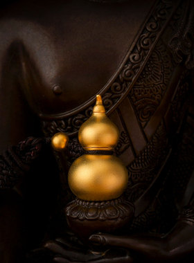 925纯银葫芦吊坠银饰男士空心装