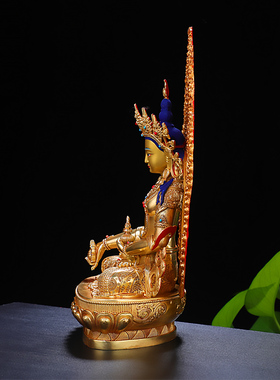 黄铜民族风地藏王菩萨摆件