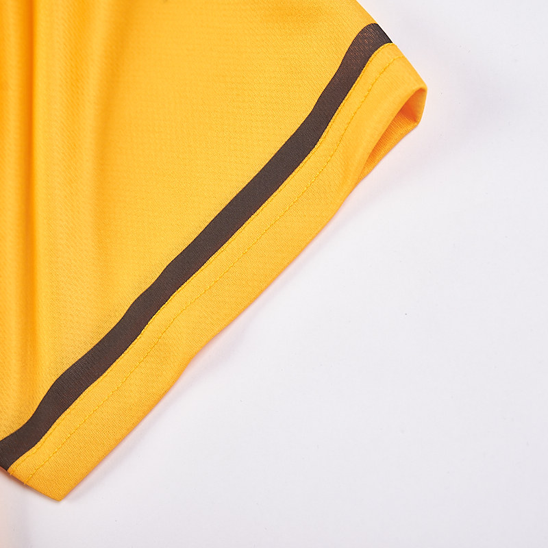 411日单休闲运动短袖T恤男女H75431宽松印花单排扣开衫速干棒球服