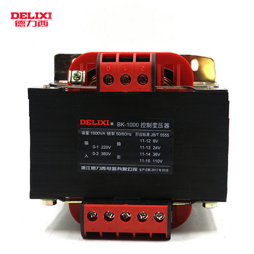 德力西BK-1000VA 控制变压器 380V/220V转110V/36V/24V/6V1000W - 图2