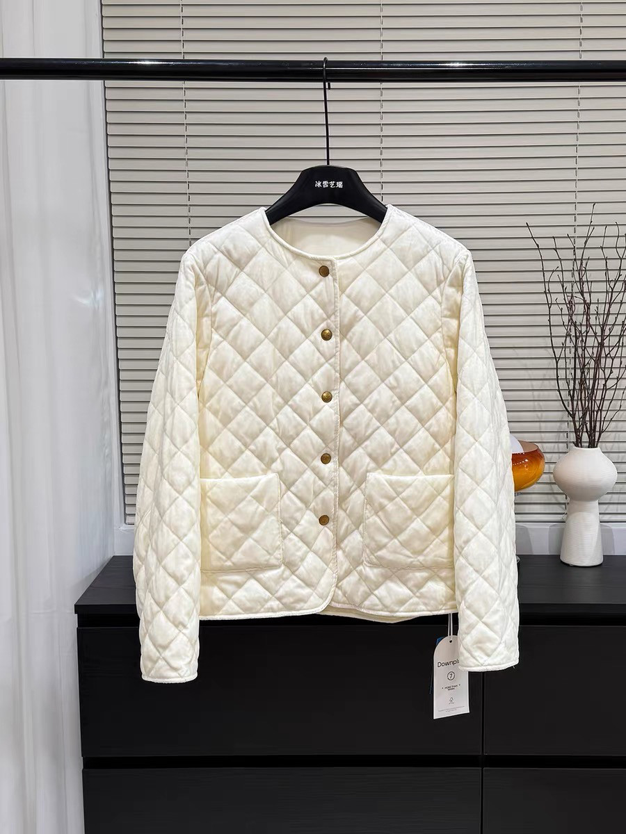 一衣一码~90白鹅绒~真丝丝绒~圆领短款外套冬女小香风西装羽绒服,淘宝优惠券,粉丝福利购,淘宝优惠卷