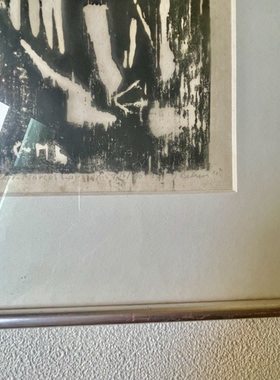 刘小姐鑫鑫西洋中古艺术品收藏瑞典20世纪初期限量版雕版画装饰画