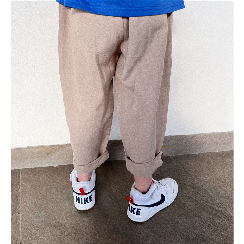 童妈定制男女童韩版宽松竹节棉麻萝卜薄透气防蚊裤长裤夏季休闲裤,淘宝优惠券,粉丝福利购,淘宝优惠卷