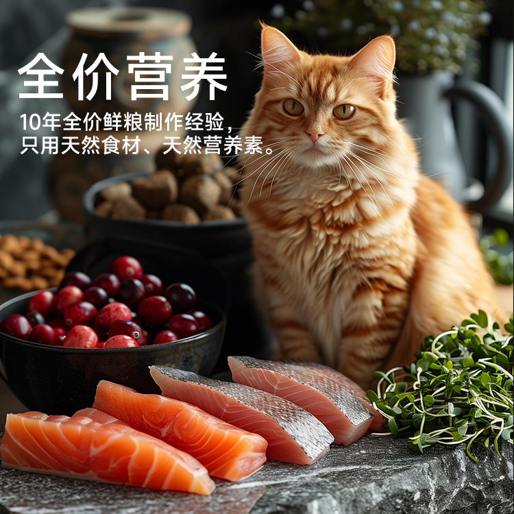 试吃全价猫鲜粮猫饭主食猫条软罐鸡肉猫草兔肉三文鱼金枪鱼-图2