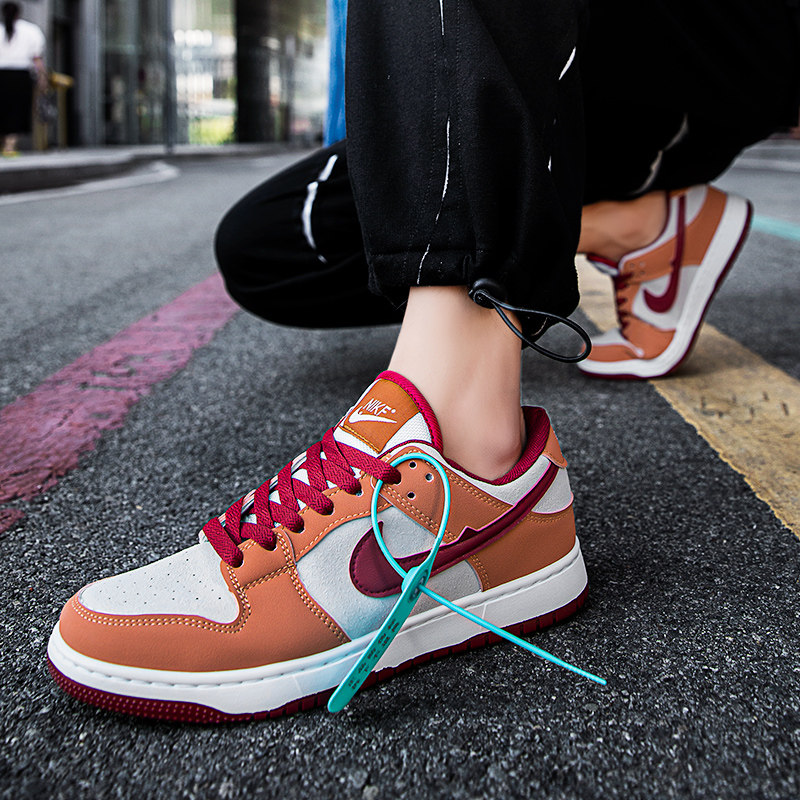 情侣款Dunk滑板鞋男拼色休闲鞋女运动鞋会响百搭约会春季学生男鞋,淘宝优惠券,粉丝福利购,淘宝优惠卷