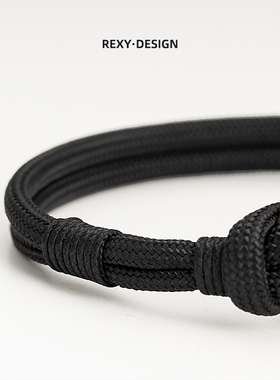 纯银时尚风情侣复古手环