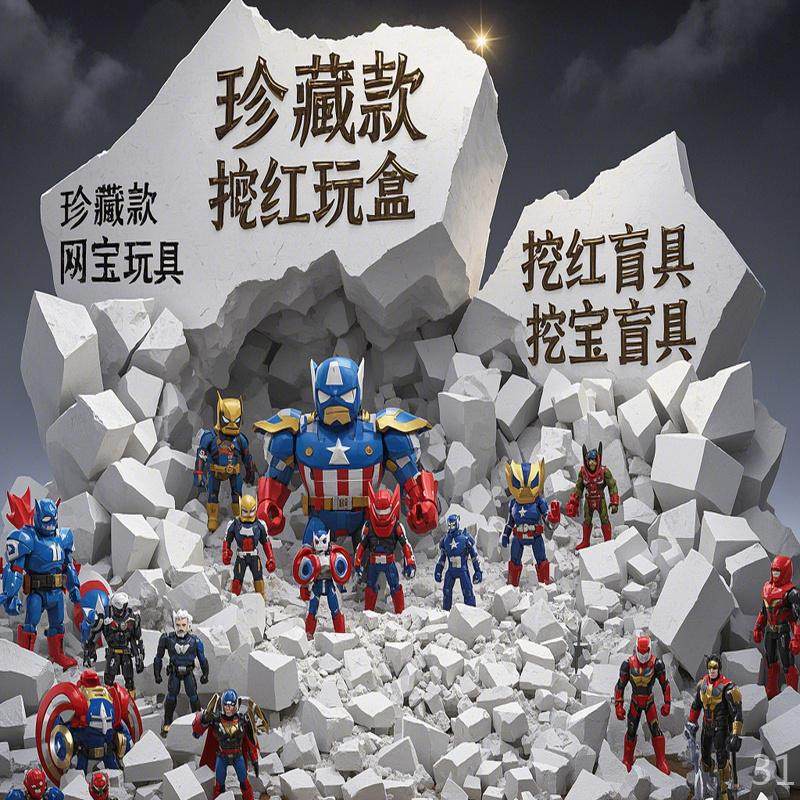 儿童玩具挖掘考古手工DIY可爱卡通三丽鸥小马kt猫女孩男孩盲,淘宝优惠券,粉丝福利购,淘宝优惠卷