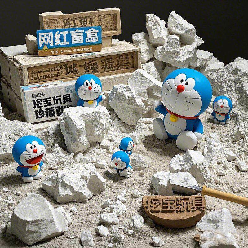 玩具挖掘考古儿童手工可爱三丽鸥小马KT猫女孩男孩DIY,淘宝优惠券,粉丝福利购,淘宝优惠卷