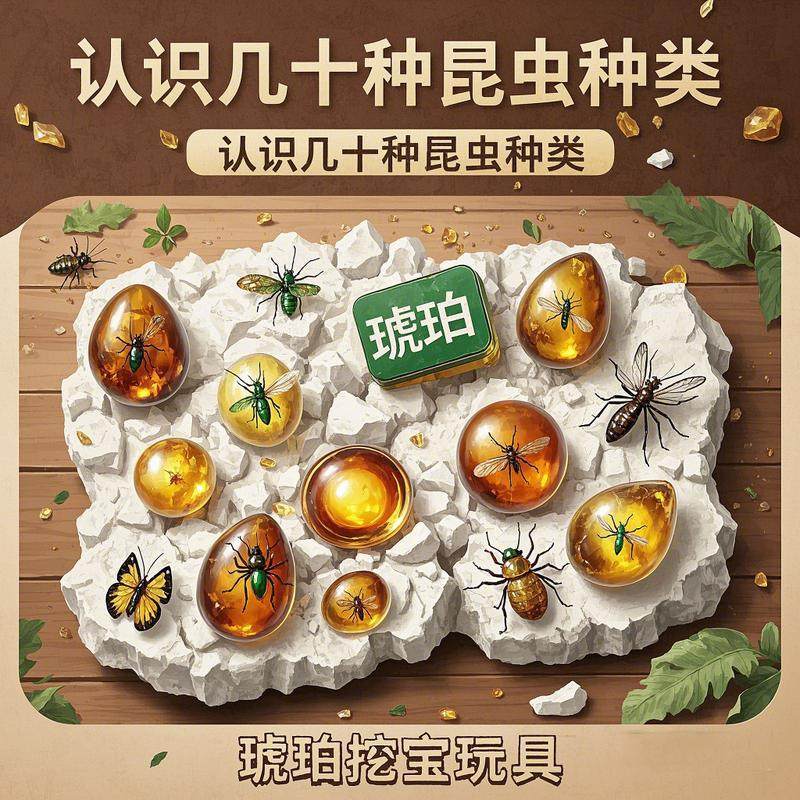 挖掘玩具考古探索宝石琥珀昆虫恐龙夜光手工DIY男女童趣味智,淘宝优惠券,粉丝福利购,淘宝优惠卷