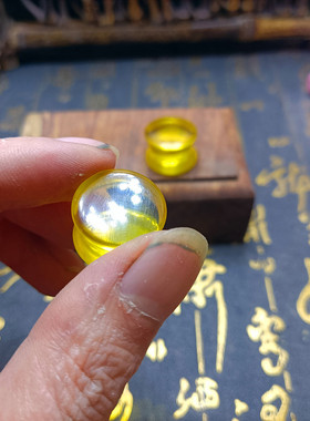 纯天然大号实心金珀耳扩饰品耳廓耳堵时尚耳洞流行朋克扩耳器朋克
