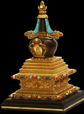 七寸十二寸菩提塔舍利塔佛塔铜