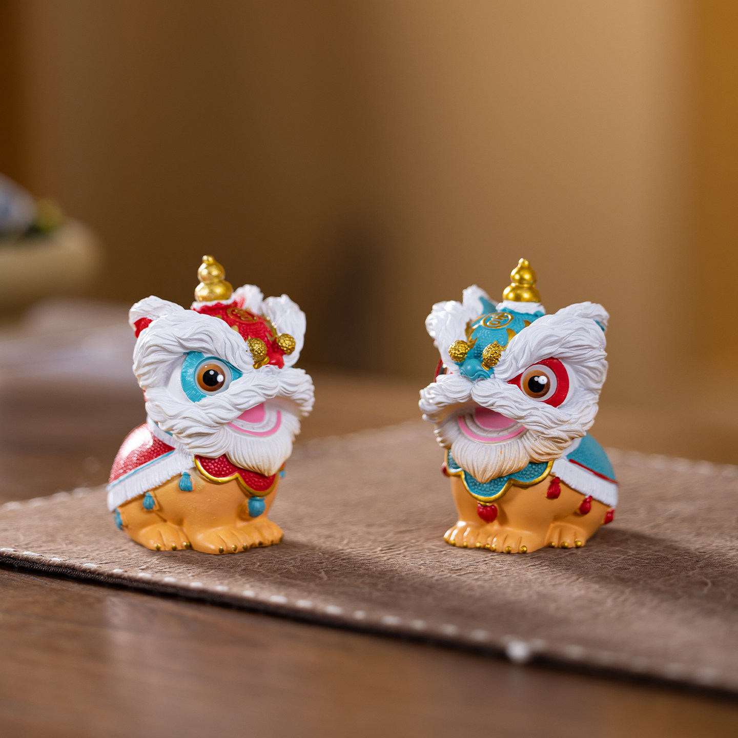 国潮风醒狮摆件礼盒招财进宝茶宠汽车桌面办公装饰节日送礼烟灰缸,淘宝优惠券,粉丝福利购,淘宝优惠卷