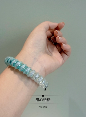 碎碎冰渐变~正版加粗电话线发圈