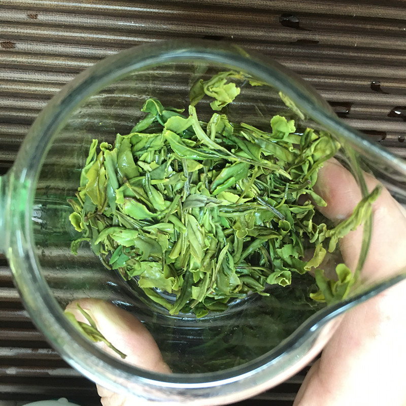 2024年新茶崂山绿茶扁茶大田春茶250g豆香浓香型青岛特产散装茶叶-图1