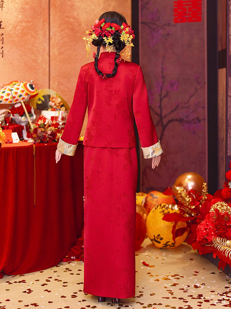 2026新款新娘结婚礼服套装中式婚礼敬酒服小个子秀禾服回门礼服裙,淘宝优惠券,粉丝福利购,淘宝优惠卷