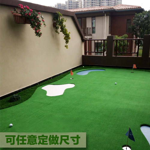 室内高尔夫水域果岭毯办公室迷你推杆练习器家用球场垫套装 定制 - 图2