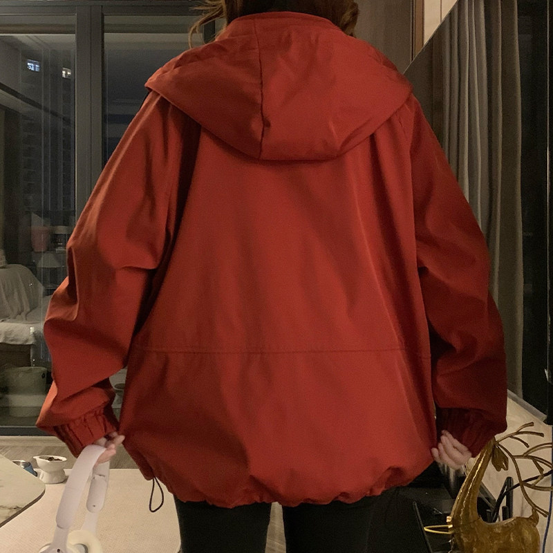 胖MM大码女装2025年春秋新款帅气宽松减龄显瘦连帽山本风风衣外套,淘宝优惠券,粉丝福利购,淘宝优惠卷