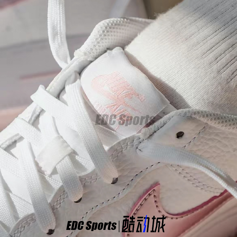 耐克Nike Air Force 1 白粉奶昔银钩AF1空军一号女款CT3839-104 - 图2