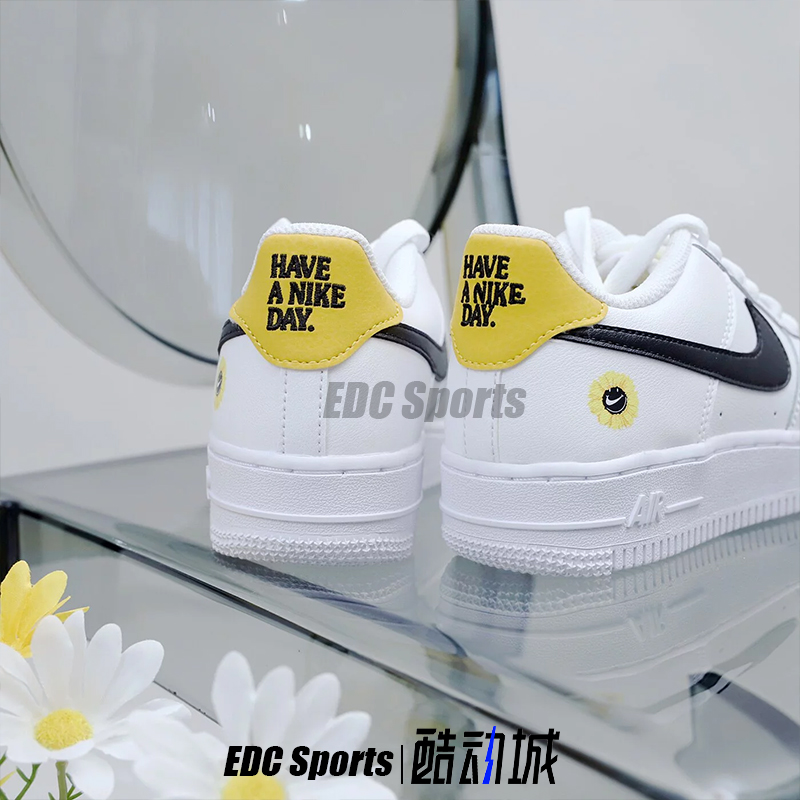 Nike耐克Air Force 1 AF1白黄雏菊空军一号男女板鞋DM0118/DM0983-图2