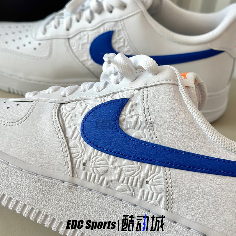 Nike耐克Air Force 1 AF1浮雕克莱因蓝空军一号男女低板鞋FD0667-图0