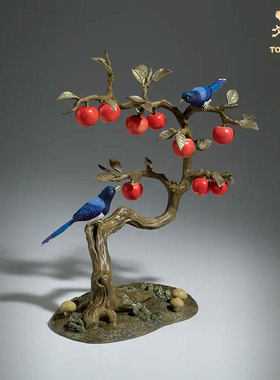 铜师傅铜祝福摆件平安喜乐