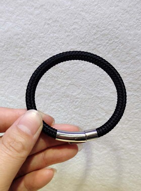 穿青丝头发手工编织新款龙鳞手绳