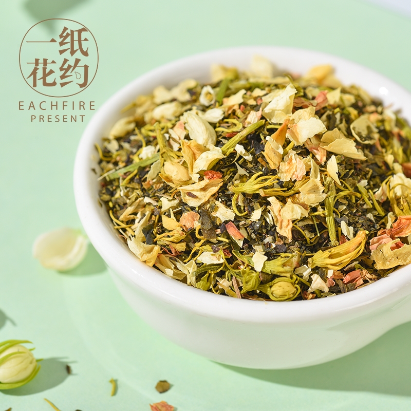 【方圆几里】茉莉花茶绿茶包浓香型袋泡花草茶叶无糖冷泡茶小包 - 图2