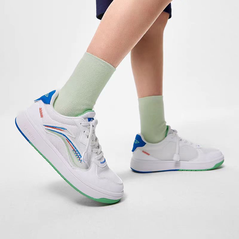 李宁 时尚 减震回弹防滑耐磨 网面透气 运动儿童鞋 - 图1