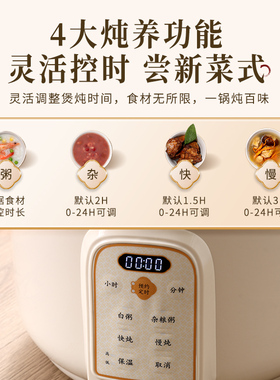 天际电炖炖锅快煮锅陶瓷砂锅炖盅