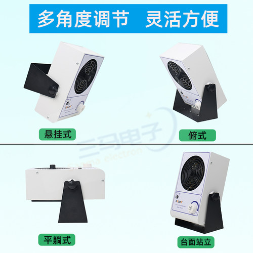 除静电离子风机SL-001台式单头离子风扇静电除尘机工业静电消除器 - 图0