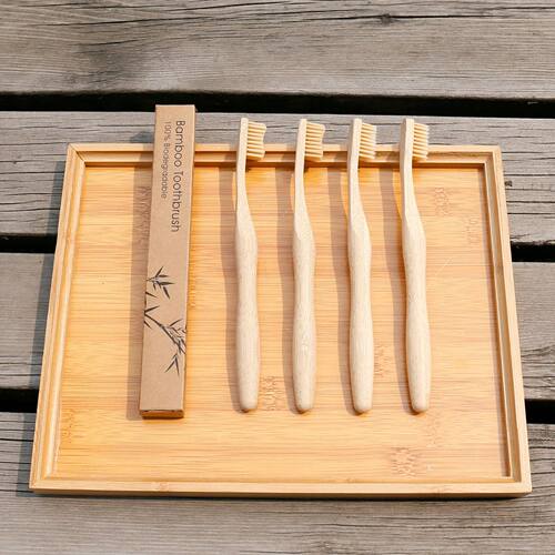 牙刷yashua 环保BAMBOO TOOTHBRUSH 环保竹刷成人 - 图0