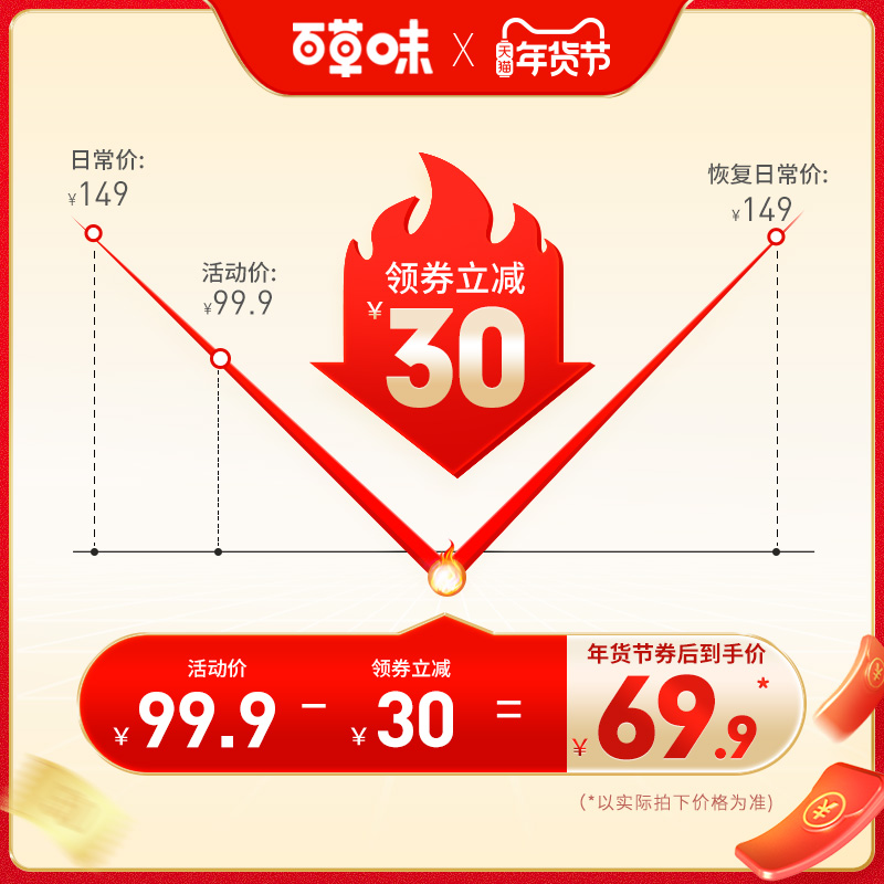 百草味旗舰店百草味罐装东北松子500g手剥开口大颗粒坚果孕妇零食新货年货0