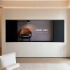 TV backdrop wall niche suspended recessed niche
