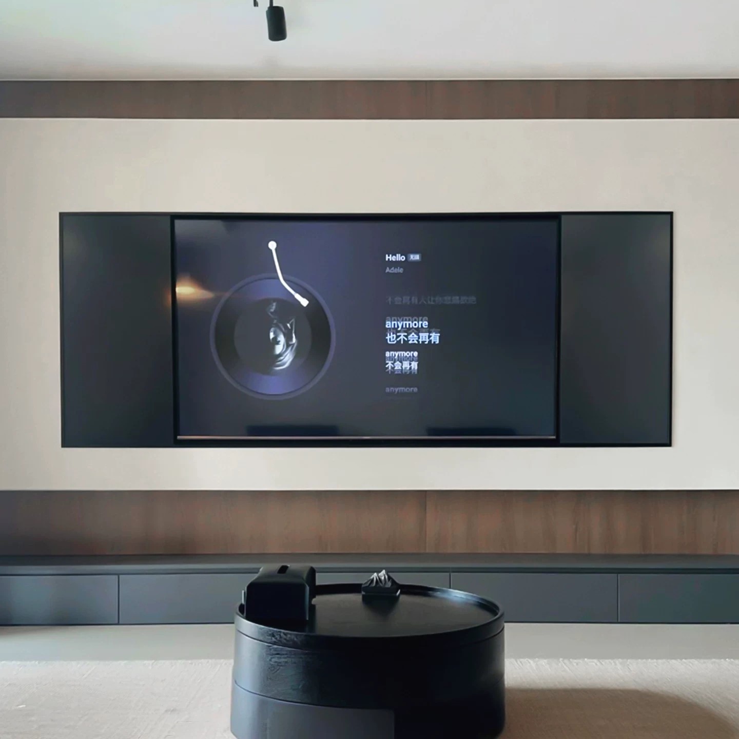 Customized stainless steel TV niche 75/85/100 inches