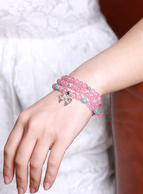 臻唯稀缺老料果冻粉晶女925银