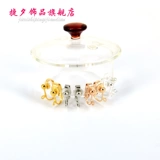 捷夕饰品 Аксессуар ручной работы, аксессуары, серьги, медные клипсы, DIY, без проколов ушей