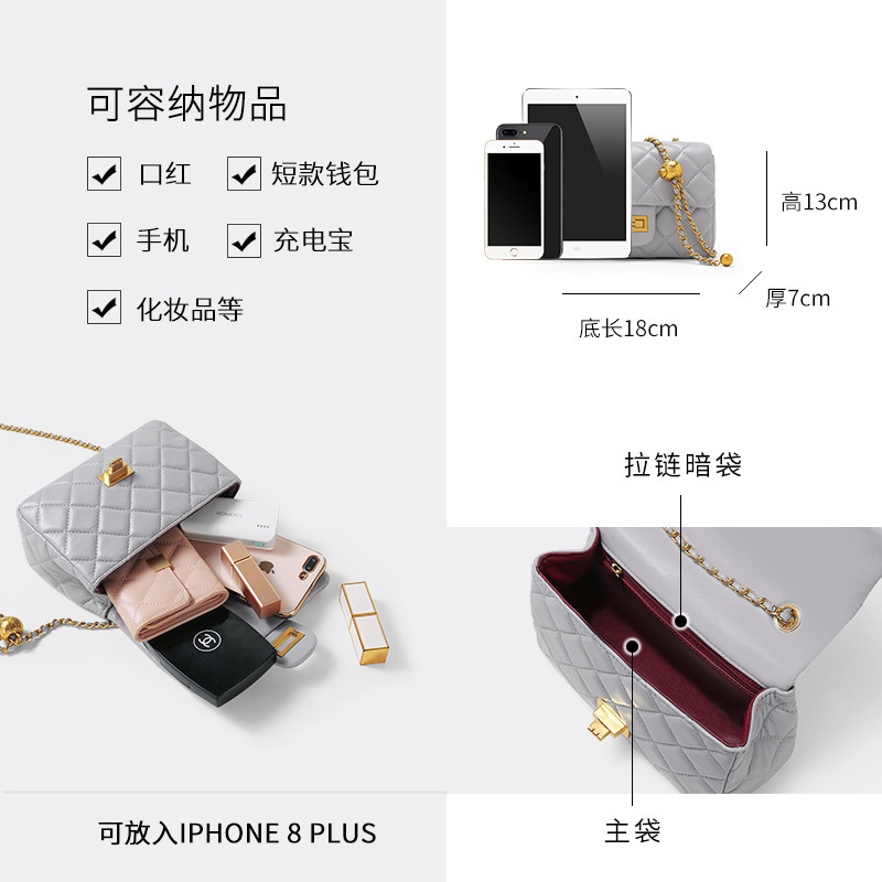 小香风2020新款小ck链条金属球包包 上上品箱包女士包袋