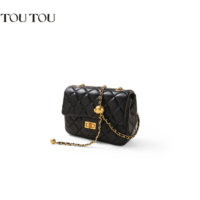 小香风2020新款小ck链条金属球包包 上上品箱包女士包袋