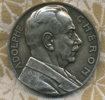 Foreign Celebrity High Relief Big Bronze Badge France 1933 Gu Baitan Nickel Silver Commemorative Badge
