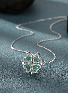 Witther原创设计四叶草项链