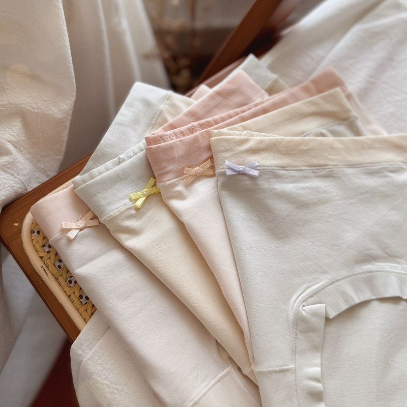 甜美温柔撞色/60支长绒棉少女内裤女婴儿棉透气棉中腰5A抑菌短裤,淘宝优惠券,粉丝福利购,淘宝优惠卷