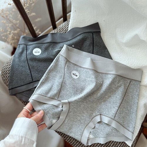 巨舒适~10A纯棉加长裆无痕柔软舒适中腰女生内裤女士三角包臀轻薄 - 图1