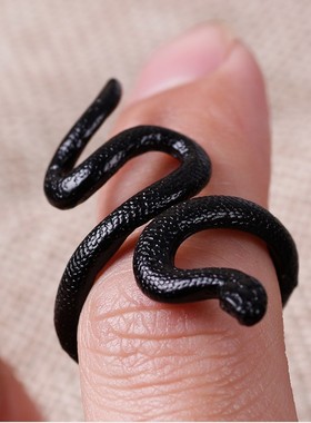 蛇戒指男女生肖小蛇指环情侣手饰