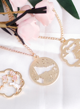 闺蜜项链四人可爱兔子吊坠女