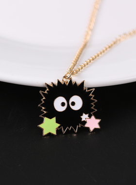 学生韩版小众设计感情侣锁骨链