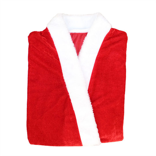 High-end gold velvet Santa Claus costume shipped from Guangzhou